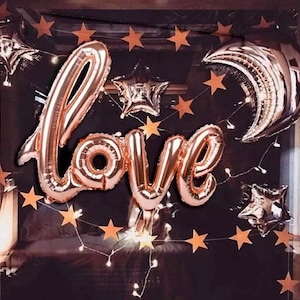 100cm LOVE Letter Foil Ballon Hochzeit Valentinstag Geburtstag Party Dekoration Champagner Tasse Foto stand Requisiten Wholesle