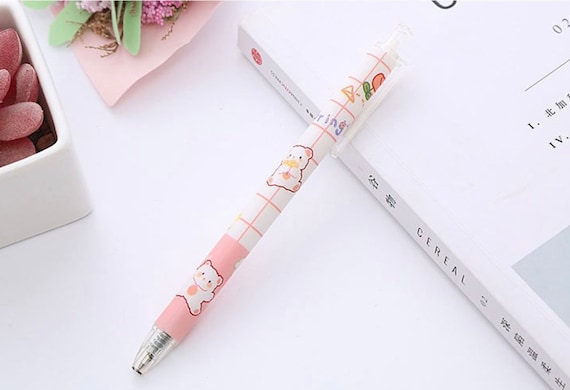 6 Gel-Stifte Set – Bunte Cartoon-Motive, 0,5 Mm Feder, Für Schule, Büro Und Kreative Projekte