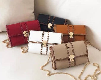 DIY Messenger Bag Material Kit: Handmade PU Leather Bag