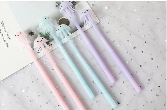 Cartoon Cute Fun Pens for Kids Black Gel Ink Pens Bulk Cool Pens for Girls  Funny Writing Pens Teachers School Office Easter Day Gifts Supplies - style  4 