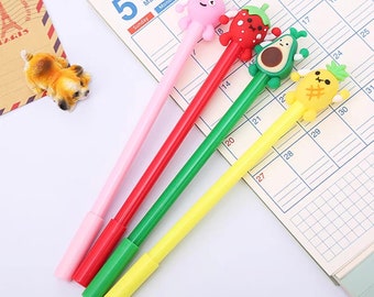 Kawaii Frucht Gelstift: Kreatives Schule Briefpapier Geschenk