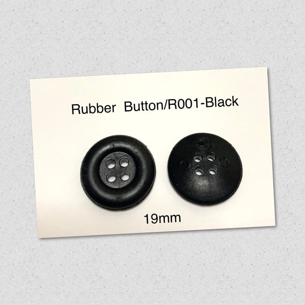 Rubber Buttons Etsy