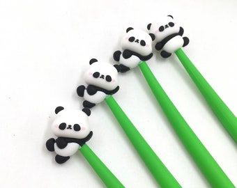 Kawaii Panda Gel Pen, Black Ink (0.5mm)