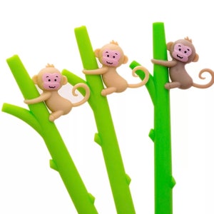 Kawaii Affe Kletterbaum Gelstift: 0,5 mm schwarze Tinte