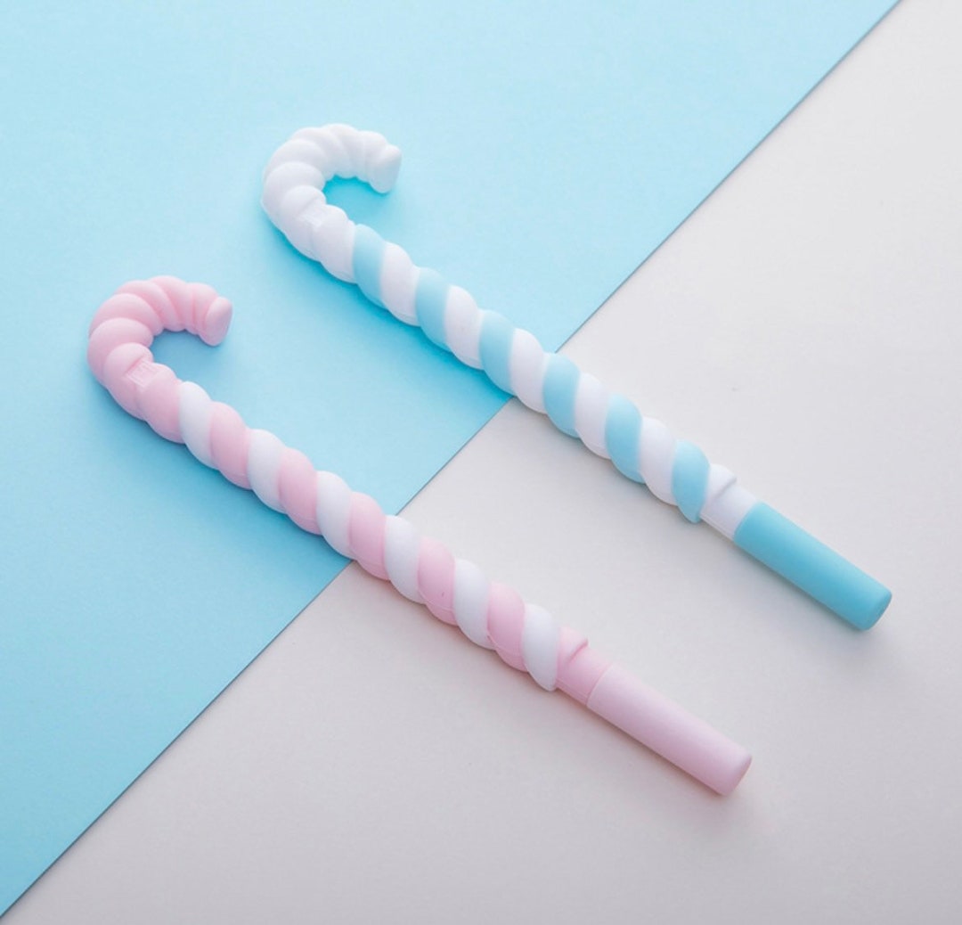 Crutch Candy Silicone Gel Pen: Black Ink, Kawaii Stationery - Etsy