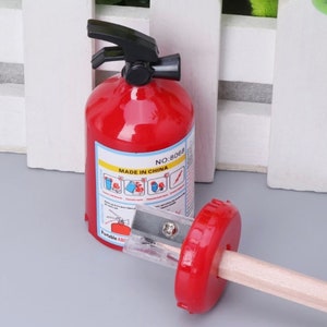 1 stuks brandblusser vorm creatieve potloodslijper student briefpapier kids geschenken kantoor school levering leuke dingen nieuwigheid