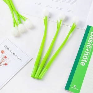 1 stuks creatieve kleur veranderende tulp gel pen leuke bloem siliconen zwarte inkt pen 0,38 mm briefpapier kantoor schoolbenodigdheden cadeau