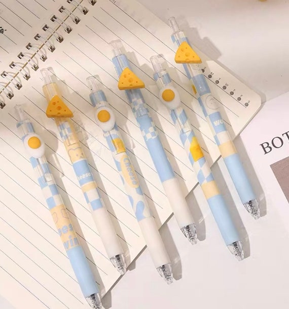 5 ästhetische Gelstifte Mit 0,5 Mm Spitze – Einziehbares Design, Pastellfarben, Glatt Schreibend, Für Schule & Büro