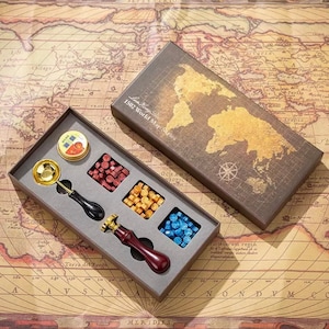 26 alfabetos ingleses-selos caixa de selo de cera kit convite de casamento à noite decorativo conjunto de pote de imersão de cera placas de carimbo artesanato de embalagem de derretimento