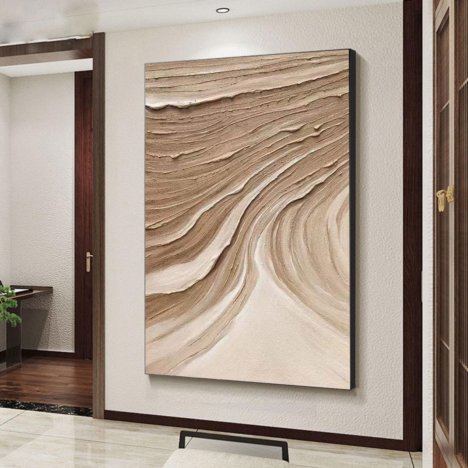 Brown Texture Painting Brown Wall Painting Texture Abstract - Etsy