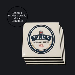 GOT Ceramic Drink Coasters - NO Harmful Chemicals - Sealant / Lacquer Free