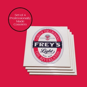 GOT Ceramic Drink Coasters - NO Harmful Chemicals - Sealant / Lacquer Free