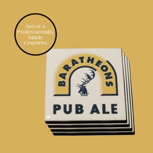 GOT Ceramic Drink Coasters - NO Harmful Chemicals - Sealant / Lacquer Free