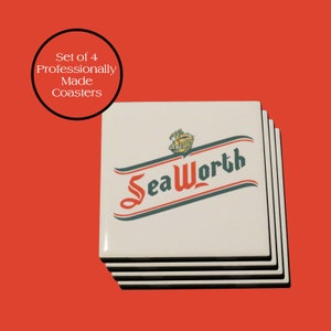GOT Ceramic Drink Coasters - NO Harmful Chemicals - Sealant / Lacquer Free