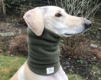 Fleece Dog Snood  Khaki