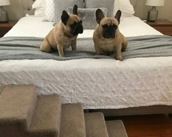 Dog Steps Pet Stairs, Custom made  Strong & Stylish For Pets up to 50kg Quality Australian made - 2, 3, 4 or 5 Step, All Made to Order