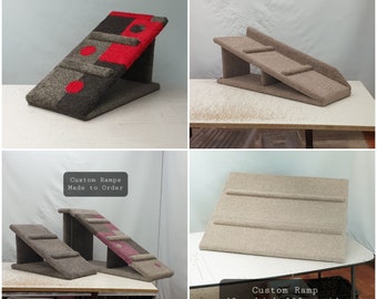 Dog Ramp, Pet Ramp Solid, Stylish, Carpeted & Sturdy, Quality Australian Made. Match your Decor.