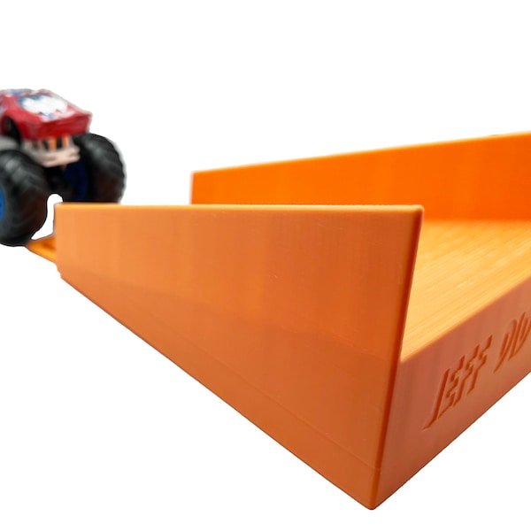 Jeff Did It! - Hot Wheels Monster Truck - 2 Lane Landing Ramp - 3D Printed - Designed and Made in the USA - Free Shipping