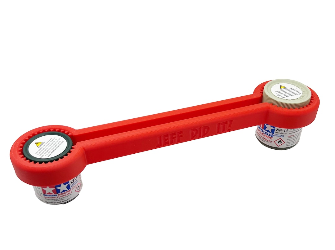 Tamiya 10ml & 23ml Paint Bottle Opener 3D Printed Designed and Made in