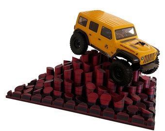 1/24th Crawler 1 Square Foot Adventure Plate - Post Design - Coffee Table Fun - Crawler Scale - Ikea Shelf - Anti Slip Rubber Feet