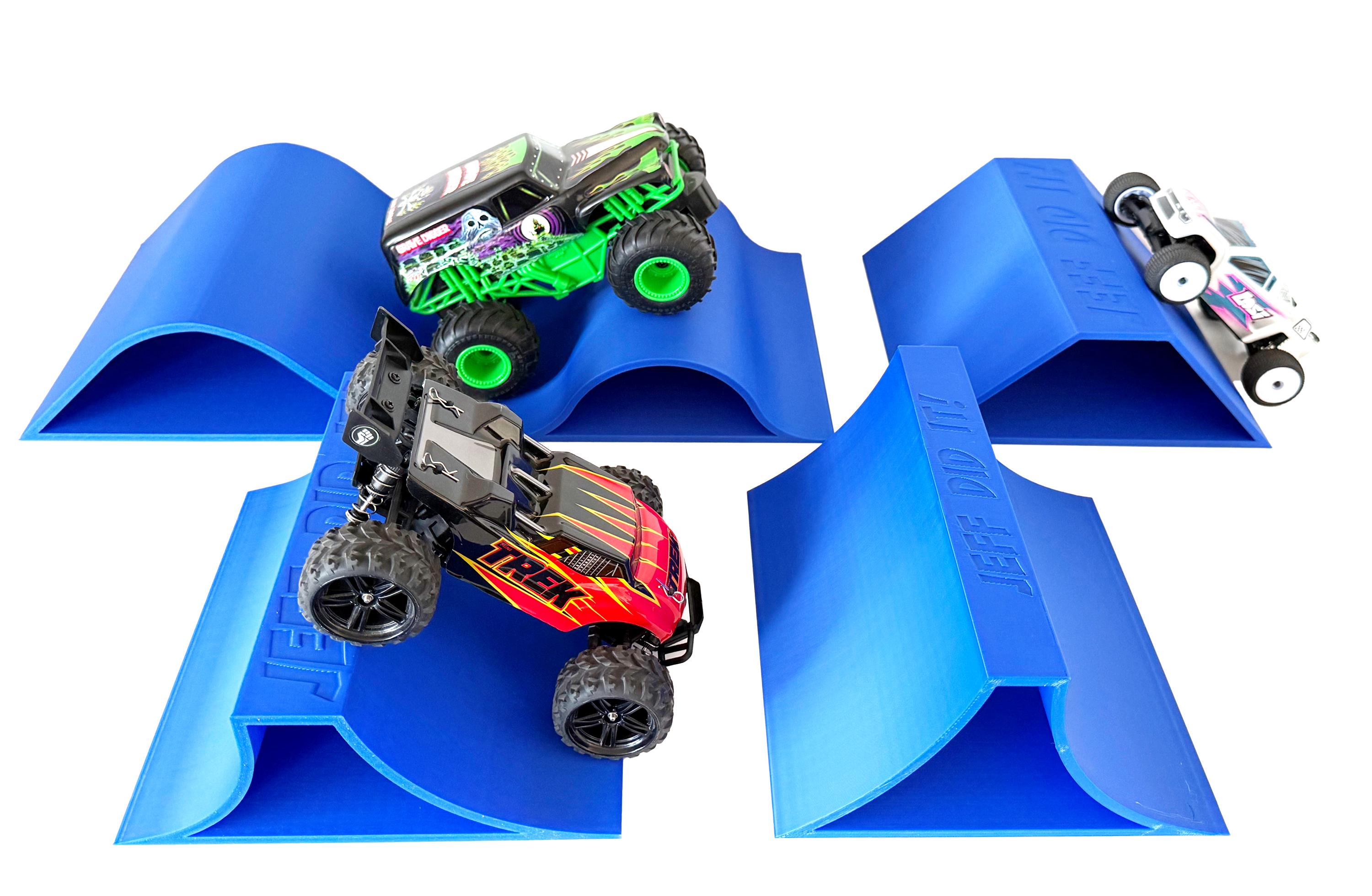 1/24th Monster Truck Ramp Set 1 Includes 5 Stunt/jump Ramps