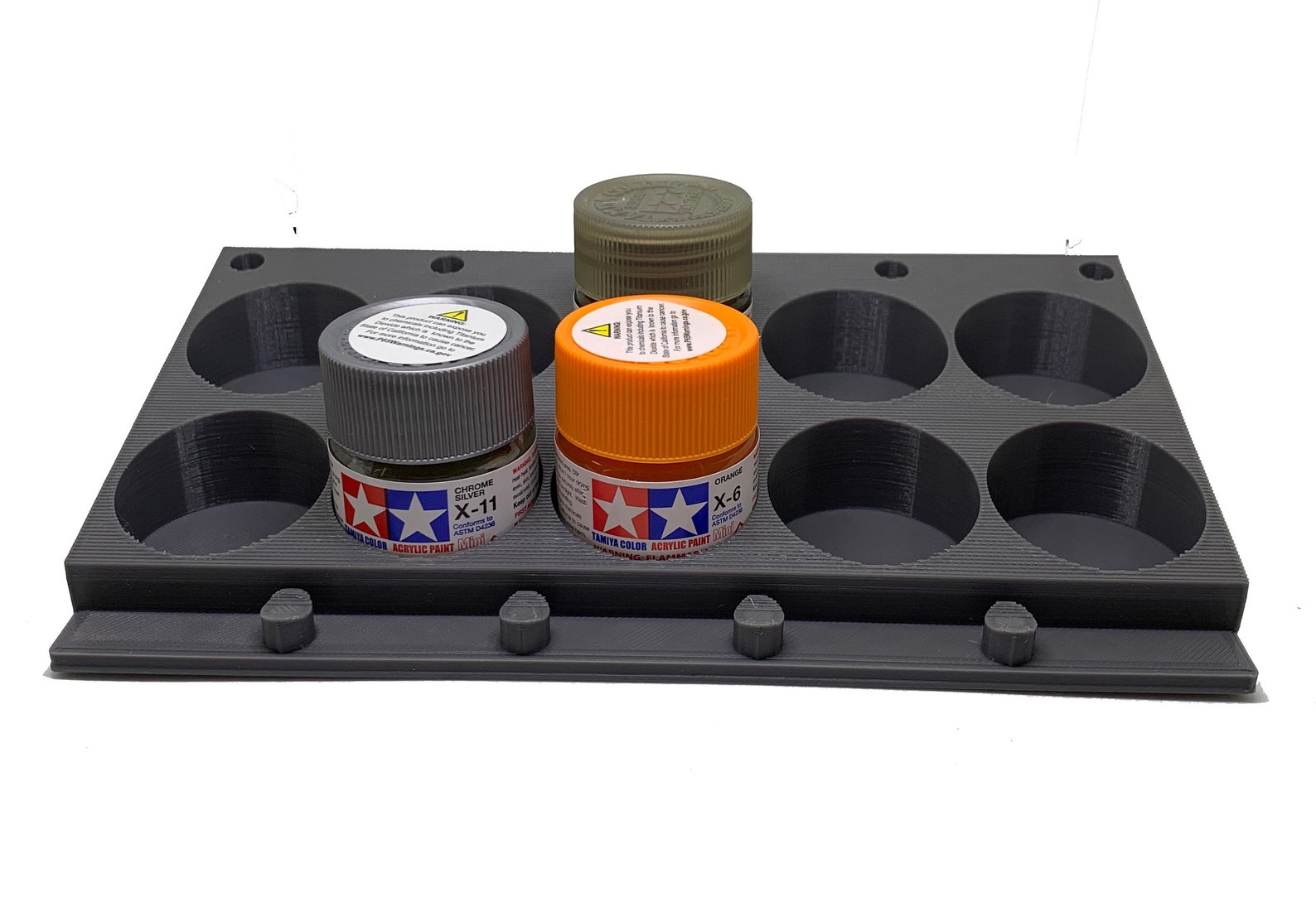 3D Printed Tamiya 10ml / Vallejo Paint Bottle Holder Holds Etsy