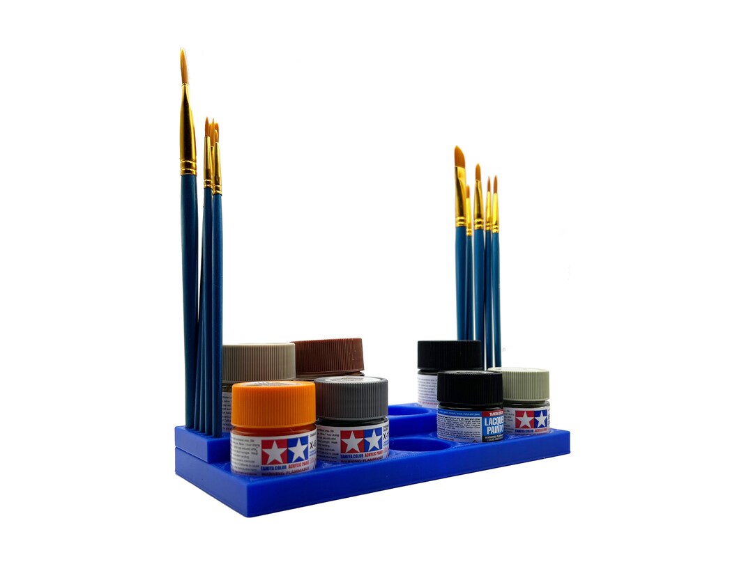 Tamiya 10ml / 23ml Paint Bottle Holder Stepped Holds 9 Bottles With
