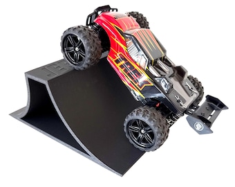1/24th Monster Truck Stunt Ramp A - Works as Display Stand - Includes Anti Slip Rubber Feet - Catch Big Air! - FREE SHIPPING