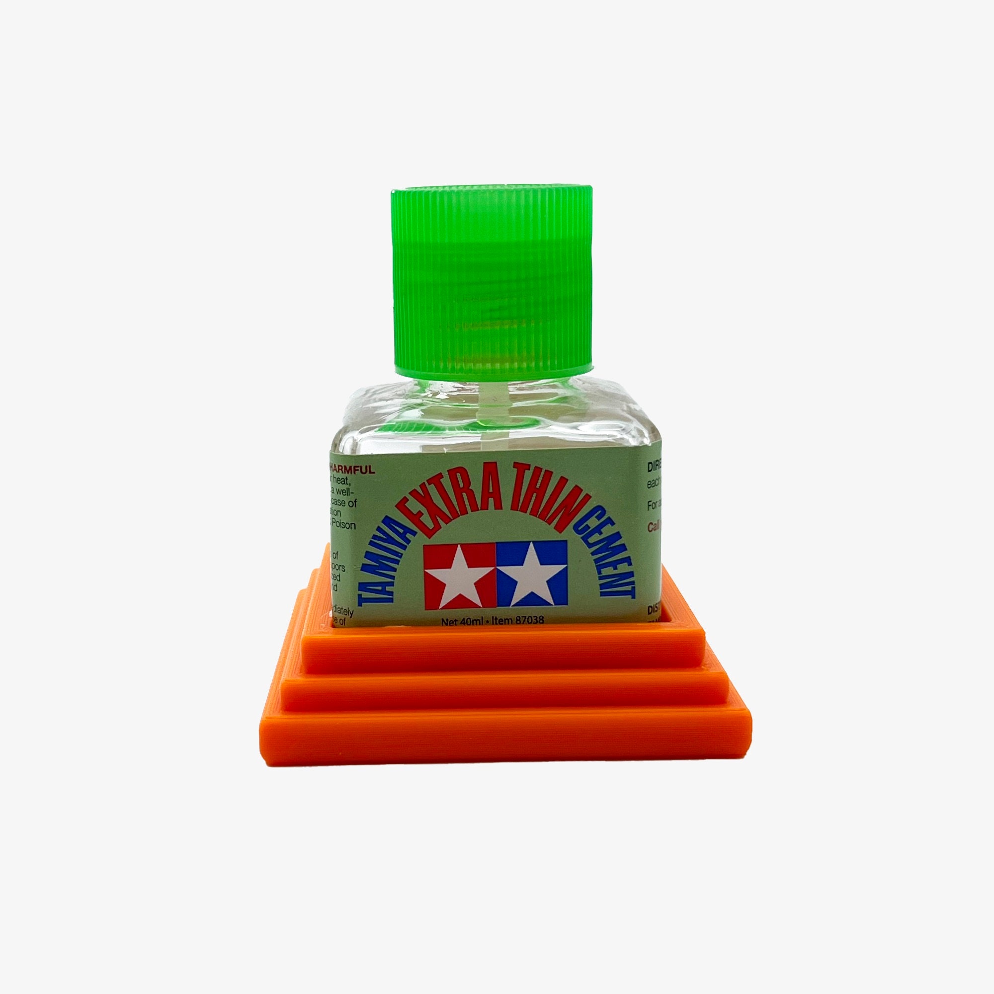 Anti-tip Tamiya Glue Bottle Holder Square Style With Anti-slip