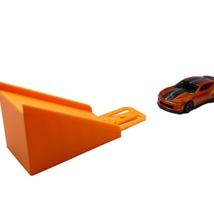 Jeff Did It! - Hot Wheels Small Stunt Jump / Ramp - 3D Printed - Designed and Made in the USA - Free Shipping