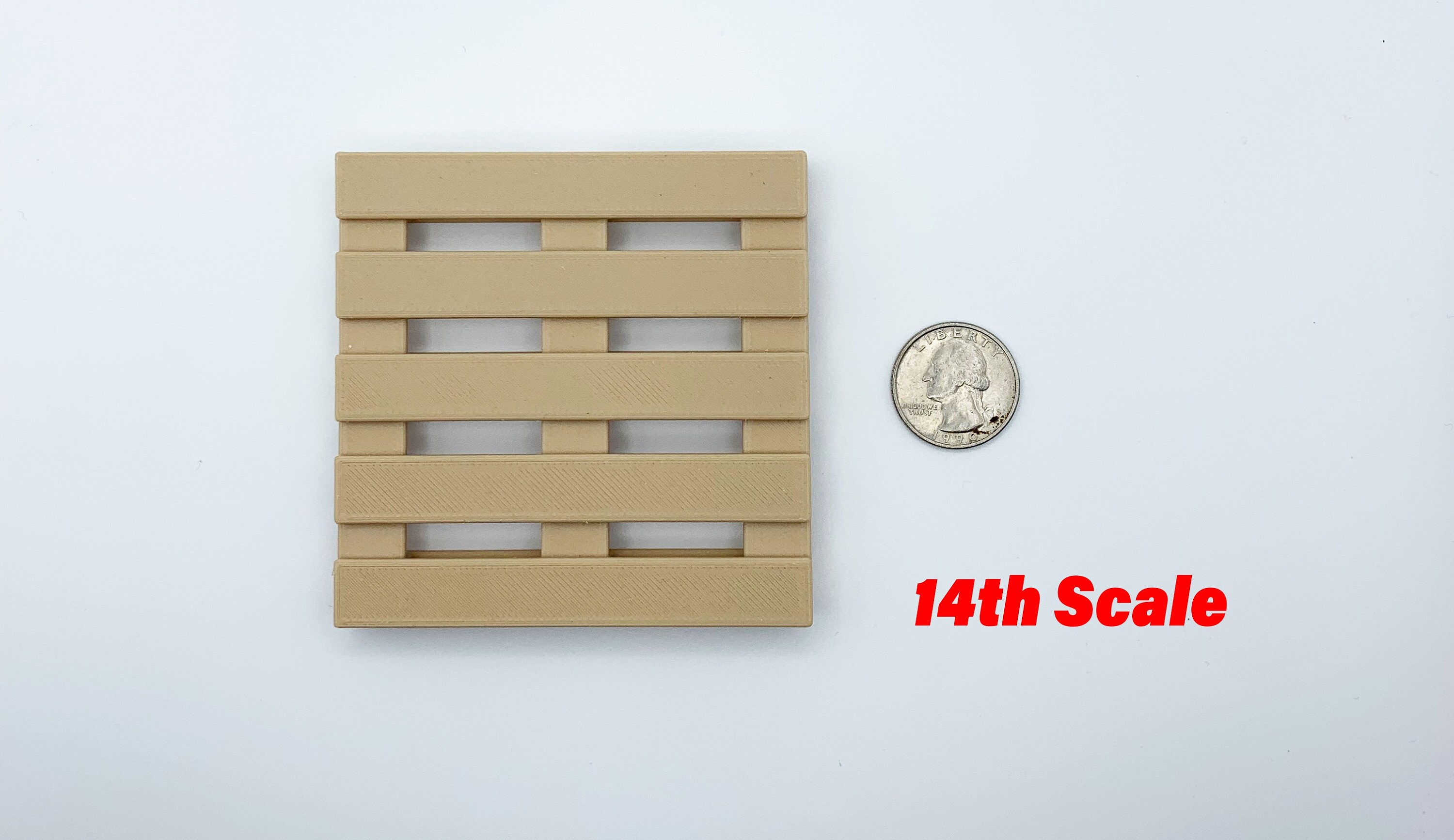 1:24 Square Pallet 3d Printed G Scale 