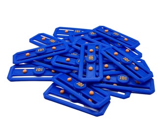 Jeff Did It! - Hot Wheels 2 Color Track Connectors 20 Pack - Track Upgrade - 3D Printed - Designed and Made in the USA - Free Shipping