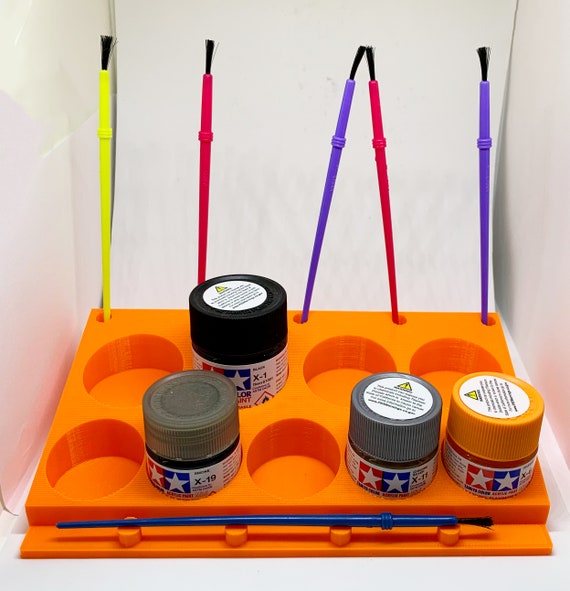 Tamiya 10ml / 23ml Paint Bottle Holder Holds 9 Bottles With Etsy