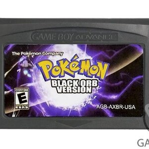 Pokemon Black Orb Version GBA 