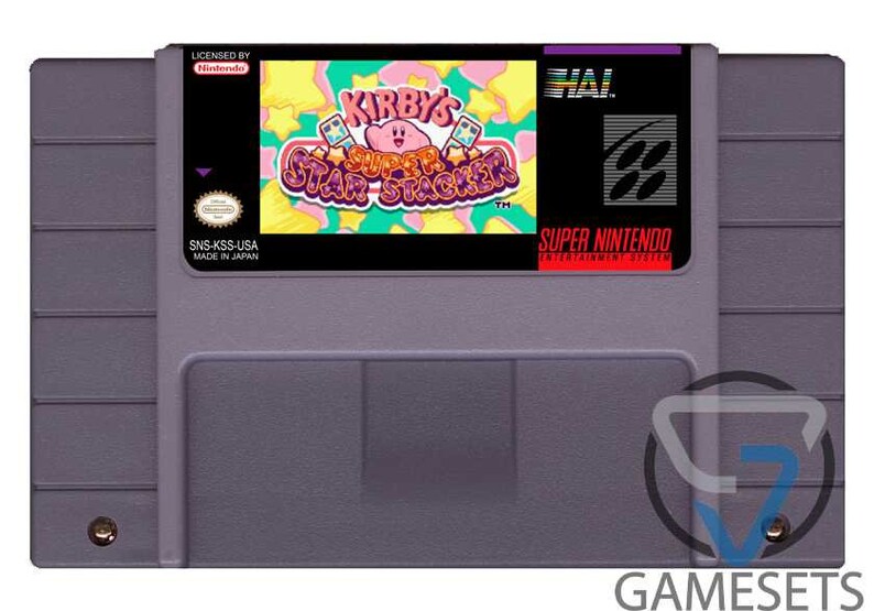 Kirby Super Star Stacker Snes English Translated Etsy