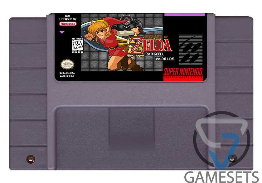 The Legend of Zelda Parallel Worlds Super Nintendo SNES Video Game