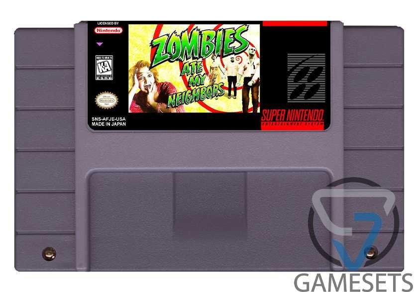 Zombies Ate My Neighbors Super Nintendo Video Game Inspired 