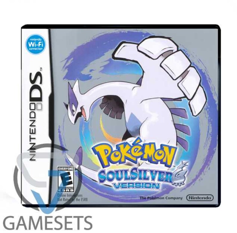 Pokemon Soulsilver Version with Box and Book DS Etsy