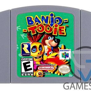 Banjo-Kazooie Tooie: Nintendo 64 (N64) Nintendo Switch Custom  Covers/Physical Game Cases (Boxart) - NO GAME INCL.