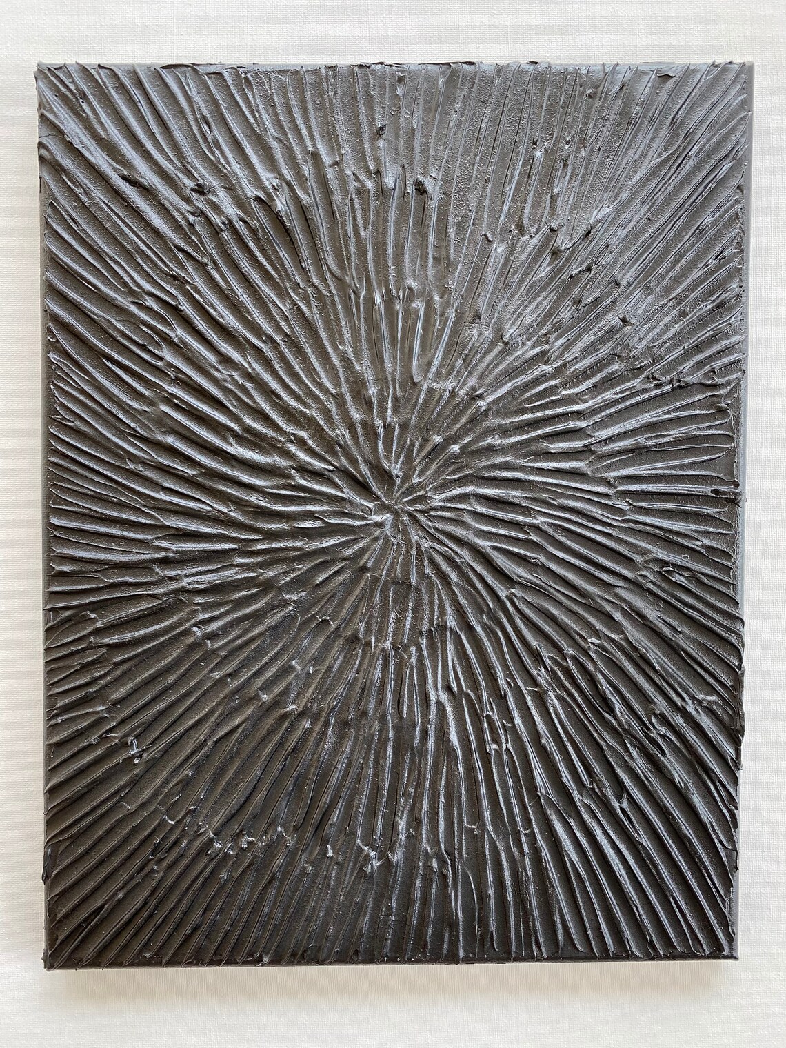 Textured Abstract Canvas Wall Art Etsy