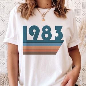 1983 Retro T-Shirt: Unisex Birthday Gift
