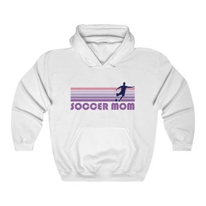Soccer Mom Hoodie - Retro Unisex Soccer Mom Hoodie Sweatshirt