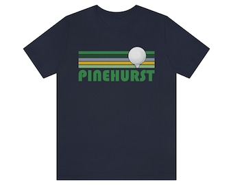 Golf Pinehurst, North Carolina T-Shirt - Retro Golf Unisex Pinehurst Shirt