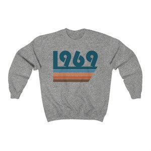 1969 Retro Sweatshirt: Unisex Birthday Gift