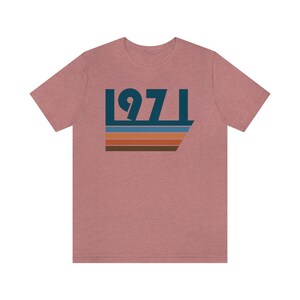1971 Retro T-Shirt: Geburtstagsgeschenk Tee