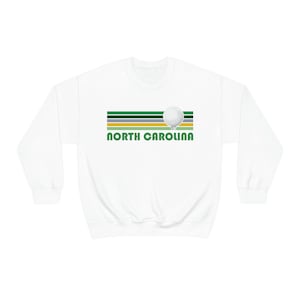 Golf North Carolina Sweatshirt - Unisex Retro Golf North Carolina Crewneck Sweatshirt