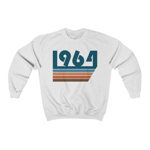 1964 Retro Style Sweatshirt: Unisex Geburtstagsgeschenk