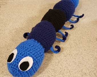 Blue Caterpillar Softie