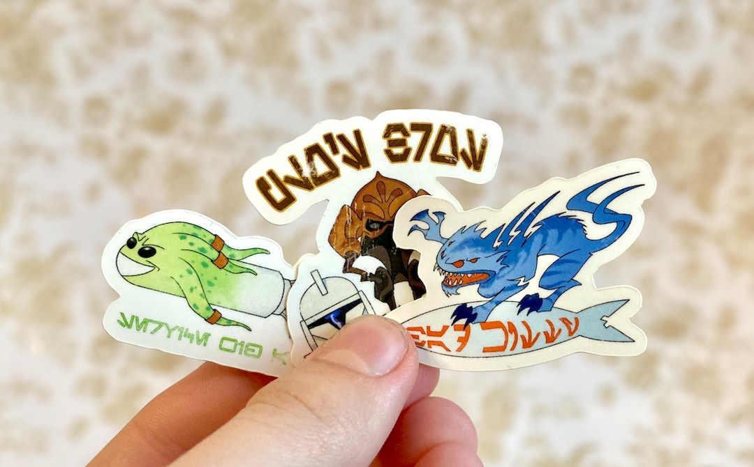Clone Wars Gunship Nose Art Sticker Trio - Etsy