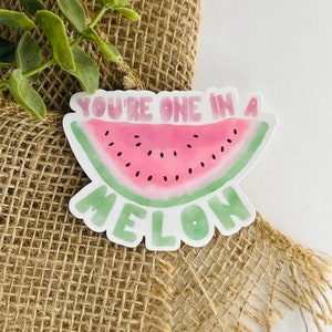 Watermelon sticker, fruit sticker, laptop sticker, water bottle sticker, summer sticker, little girl gift, birthday gift for daughter, decal